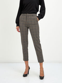 брюки женские серые в клетку - Glenfield фото 2