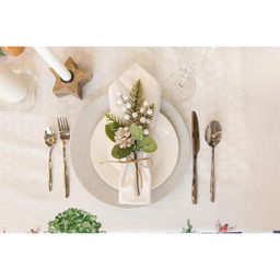 Скатерть новогодняя Этель Новогодний лес 148х110 см, 100% хл, саржа 190 гр/м2 с ГМВО  фото 9