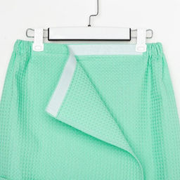 Полотенце банное Этель Парео с карманом 80*140 см. цв.нежный лайм, 100% хл, вафля 240 г/м2  фото 8