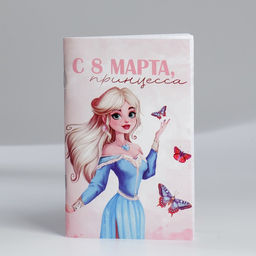Блокнот А6, 32 л С 8 Марта. Принцессы Набор из 4 шт. в пакете - Artfox фото 12