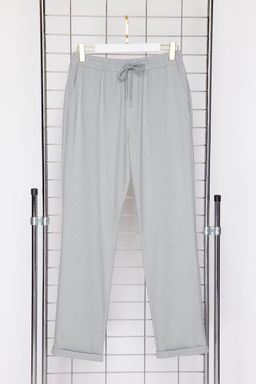 TRENDYOL MAN Siyah More Sustainable Beli Lastikli Slim Fit Duble Paca Kumas Pantolon TMNAW21PL0107 - Trendyolmilla фото 8