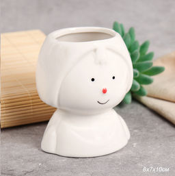 Подставка органайзер для косметики 8х7x10 см Девочка / WN12 /уп 100/717503