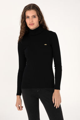 Kad_n Siyah Sweatshirt Sepette S_rpriz _ndirim