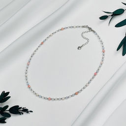 Колье для Девы из Горного Хрусталя,Опала и Агата