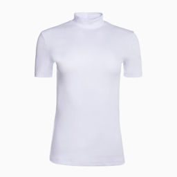 Футболка женская MINAKU SLIM FIT, белая, размер 44