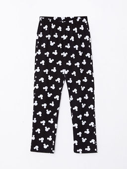 G?mlek Yaka Mickey Mouse Desenli Uzun Kollu K?z ?ocuk Pijama Tak?m? - Waikiki фото 3