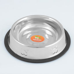 Миска с нескользящим основанием рельефная, 470 мл