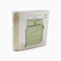 Постельное бельё 1.5-спальное «Этель», модал, зелёное
