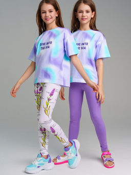 PlayToday / Легинсы для девочки, 2 пары в комплекте  фото 5