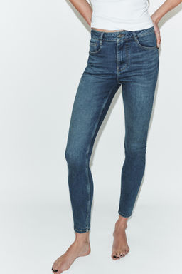 TRF HIGH-WAIST SKINNY JEANS - Zara фото 19