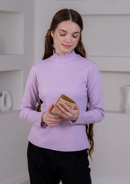 Виола, джемпер трикотажный сиреневый/122-60-54 - Alolika фото 13