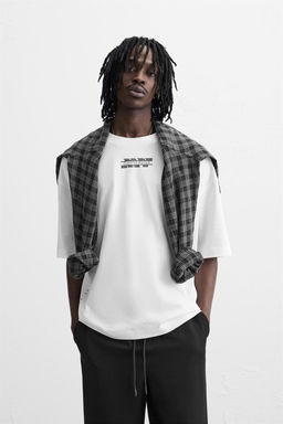 CONTRAST PRINT T-SHIRT - Zara фото 2