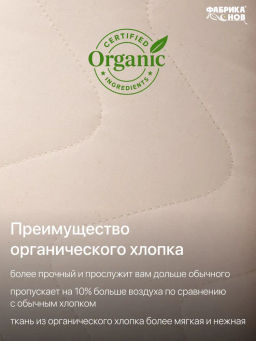 Подушка ФС Хлопок&Хлопок Органик - Фабрика снов фото 2