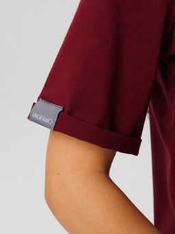 Трикотажное платье LINGEAMO темно-бордовое ВП-05 (28)