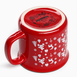 Кружка керамическая новогодняя Happy New Year, Микки Маус и друзья, 250 мл