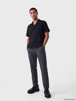 Рубашка мужская Regular Fit из муслина