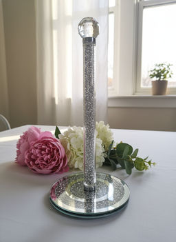 Держатель в серебре для кухонных полотенец OLS-6797-26