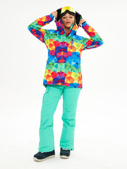 Женская горнолыжная сноубордическая куртка Alpha Endless Ultra Chaleur SNB 423/316_6 Разноцветный  фото 46
