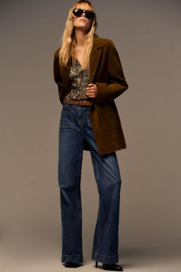 PRINTED BLOUSE WITH METALLIC THREAD