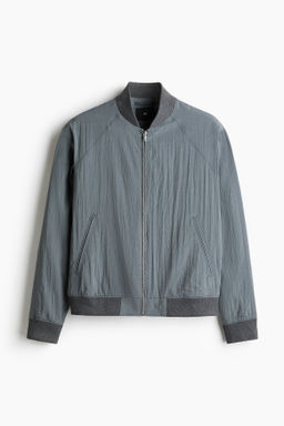 Cazadora bomber en mezcla de lyocell Regular Fit