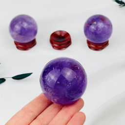 Шар из Аметиста на подставке