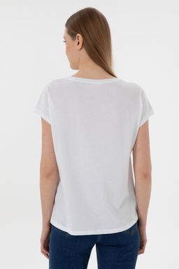 Kad_n Beyaz Basic Ti__rt Sepette S_rpriz _ndirim - U.s. polo assn фото 6