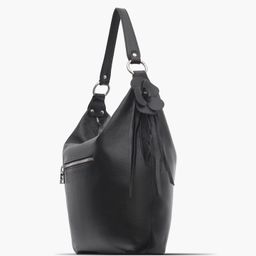 Женская кожаная сумка Richet 2586LN 376 Черный  фото 3