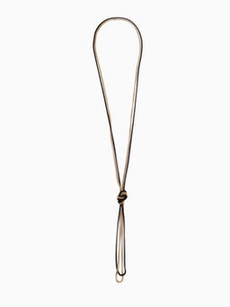 Бусы 2 нити Трансформер (несколько способов носки), цвет чёрно-золотой, 118 см