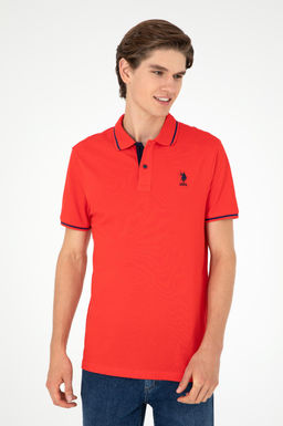 Мужская красная базовая футболка Неожиданная скидка в корзине - U.s. polo assn фото 3