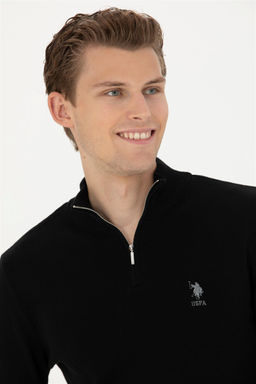 Мужской черный свитер - U.s. polo assn фото 9