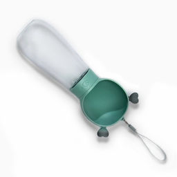 Поилка прогулочная 585 мл, зелёная - Пижон фото 6