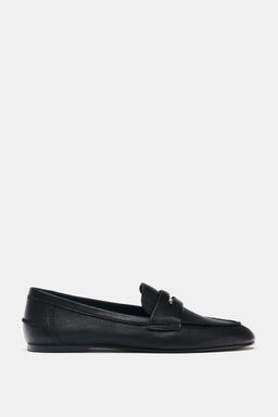 LEATHER PENNY LOAFERS - Zara фото 18