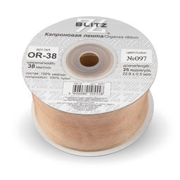 Лента капроновая 38 мм ( 1 1/2 ) BLITZ OR-38 22.8 м  0.5 м СК/Распродажа