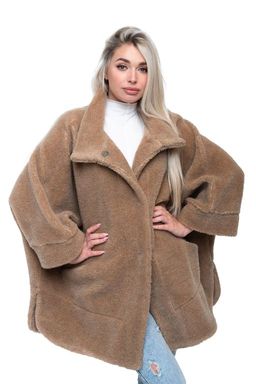 ПОНЧО WOOL CAMEL цвет Кемел (р. 40-58)