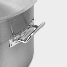 Кастрюля Hanna Knövell, 35 л, d=40 см, h=26 см, толщина стенки 1 мм, с крышкой, нержавеющая сталь, хромированная