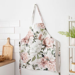 Фартук «Этель. Пионы», 60×70 см, 100% хлопок, саржа 190 г/м²