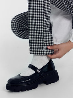 Классические брюки для девочек с принтом клетка виши - Mark formelle фото 6