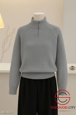 Свитер женский на полузамке - Bruno фото 2