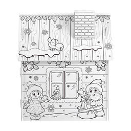 Домик-раскраска 3 в 1 В гостях у Деда Мороза - Zabiaka фото 8