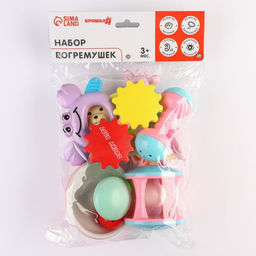 Погремушки «Карусельки», 7 шт., Крошка Я