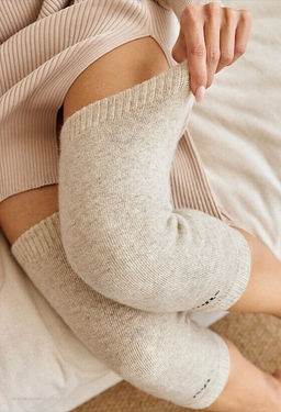 из 100% монгольской шерсти , Наколенники длинные