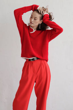 9823 Пуловер красный - Martichelli фото 6