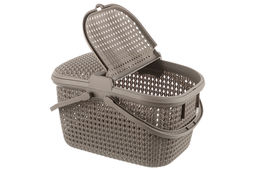 Корзина для пикника 25 л 49,5*35*27,5 см Паола с 2-мя крышками латте (модель 428) - Elan gallery фото 4