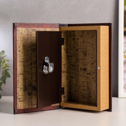 Шкатулка книга - сейф «Личный капитал настоящего мужчины», дерево и искусственная кожа, с замком, 21×13×5 см