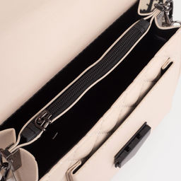 Сумка-мессенджер на клапане, цвет бежевый - Simaland фото 3