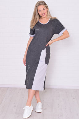 Платье женское 4-111 (антрацит)