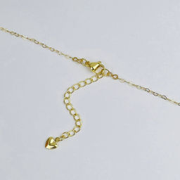 Кулон на цепочке из Пренита 45 см +