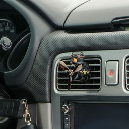 Набор ароматизаторов автомобильных в дефлектор «Мишка пилот» 5 ароматов