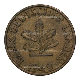 Монета 5 пфеннигов 1949 года F