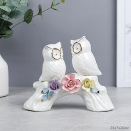 Статуэтка Совы на ветке / WRF-102 /уп 36/